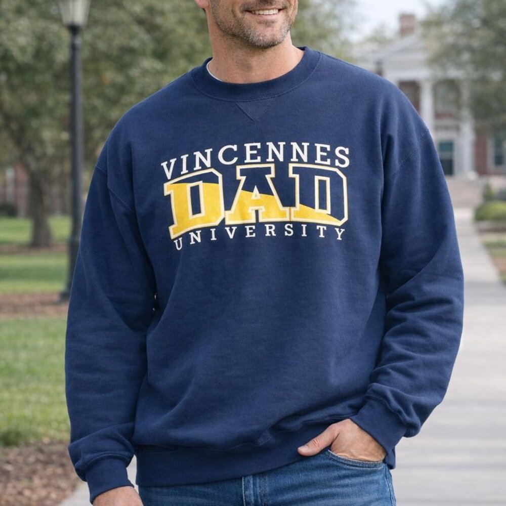 Vintage 00s Y2K Gear For Sports‎ Men’s XXL Vincennes University Dad Sweatshirt